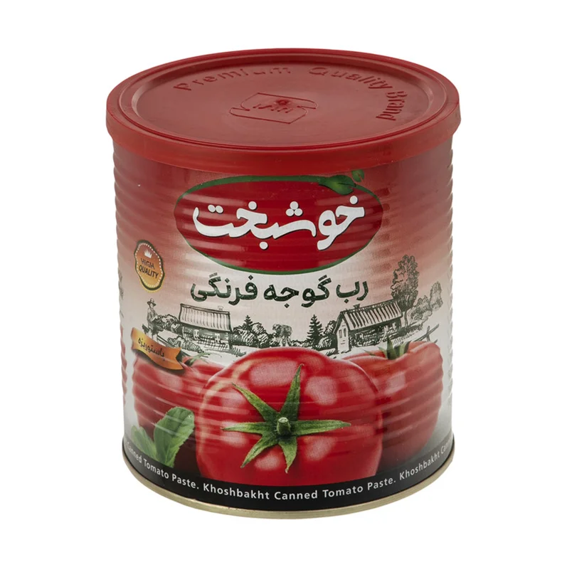 رب گوجه فرنگی خوشبخت مقدار 800 گرم